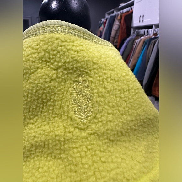 Free People Movement So Fly Half Zip Jacket in Margarita Size XS Green/Yellow - Picture 7 of 9